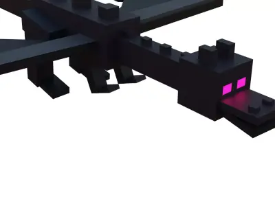 minecraft ender dragon 3D model