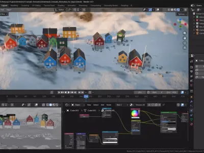 Greenland Cinematic Animation  3D model