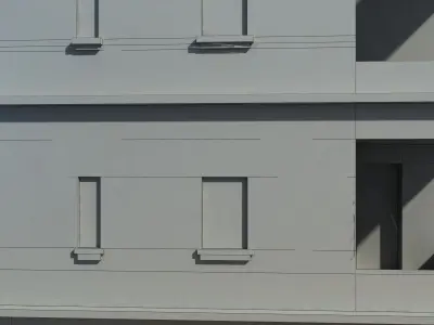 Apartment House 58 Low Poly 3d Model Low-poly 3D model