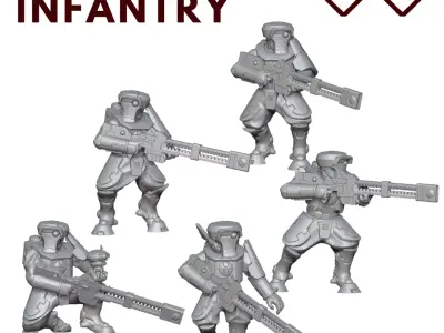 Enclave Trooper 3D print model