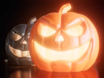 Jack O Lantern Pumpkin Halloween Decoration  3D print model