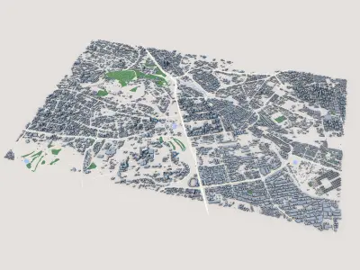 Nairobi City Kenya 3D model