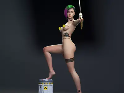 Cyberpunk 2077 - Judy Alvarez 3D print model