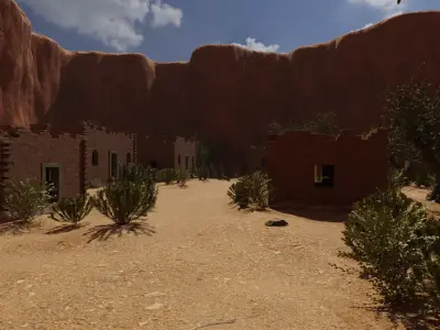 Desert Ruins Village 3D model
