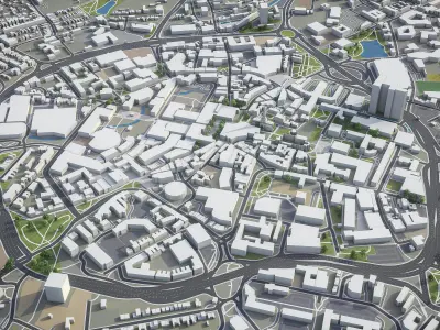 Coventry  Low-poly 3D model