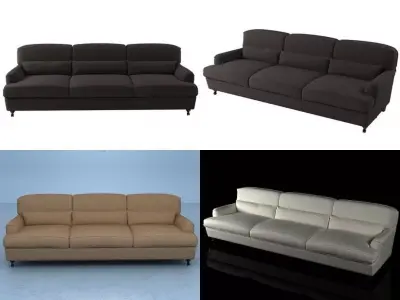 Raffles threeseater sofa 3D model
