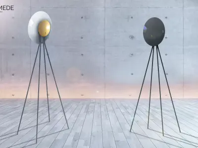 ARCHIMEDE pair of floor lamps 3D model