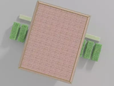 Apartment Building 3D model