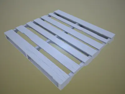 Pallet - 4K PBR Game Ready wooden Low-poly 3D model