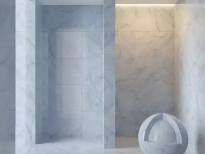 Marble wall 76 3D model