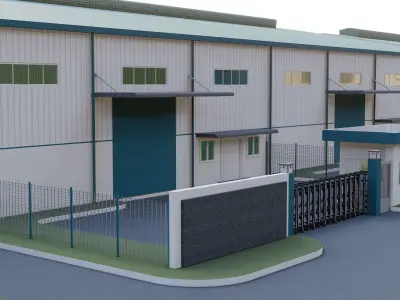 Warehouse-Warehouse Building 3D model