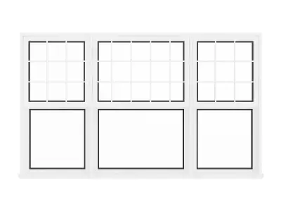 White Window 06 3D model