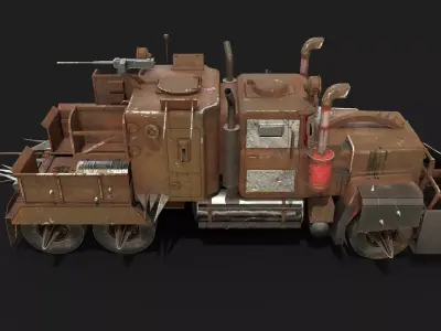 Post Apocalypse Truck 3D model