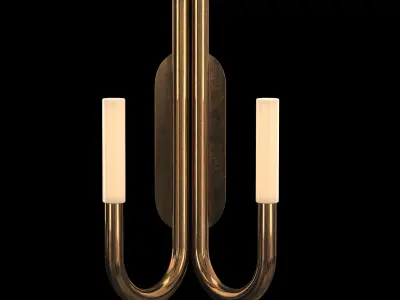 ROUSSEAU DOUBLE SCONCE 3D model