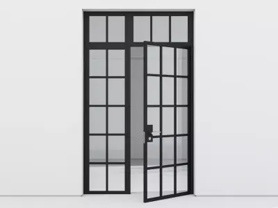 Aluminium door 181 3D model
