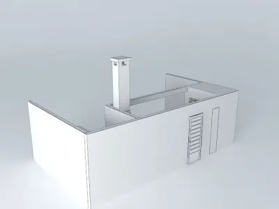 Kitchen interior Free 3D model