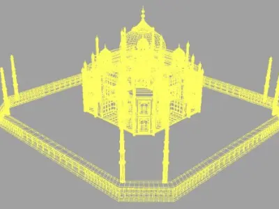 Tadj Mahal 3D model