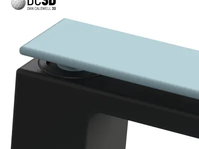 Phoenix Zimi Basin Vessel Mixer Taps 3D model