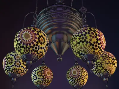 Moesia Kandela lamp TMPS615T 3D model