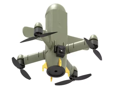 Sting anti-drone drone 3D model
