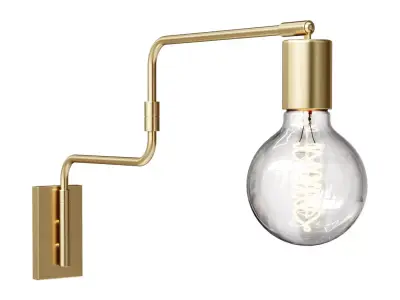Sconce on a hinge made of metal Hiba 3D model