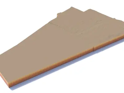 Santa Monica City California USA 3D model