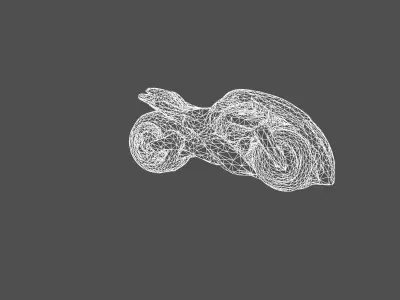 Futuristic Self-Driving Motorcycle   3D model