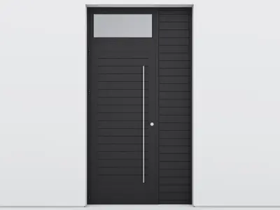 Aluminium door 87 3D model