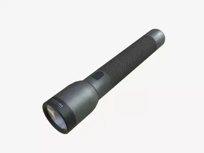 Flashlight PBR Low-poly 3D model