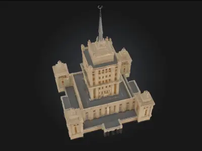 Majestic Tower Grand Architectural Landmark 3D model