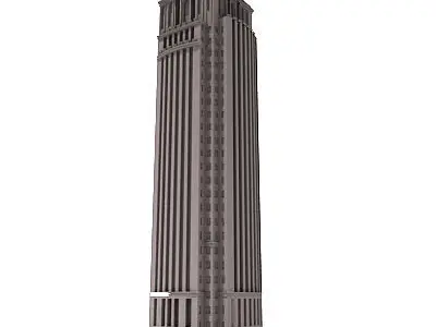 Detailed Office Tower 3D model