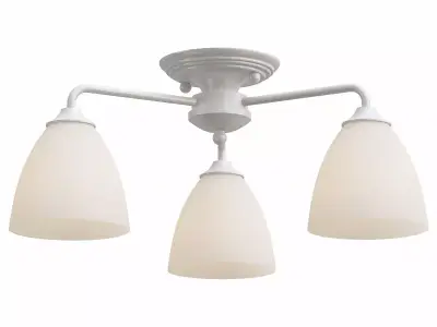 Vitaluce-V3946-3PL three light ceiling fixture 3D model