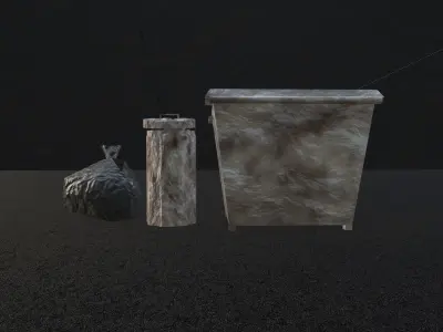 Low Poly Dump Free low-poly 3D model