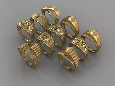  turtorial ring  3D print model