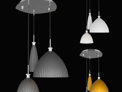 81013x Agola Lightstar Hanging Chandelier 3D model