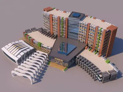 0139 - Financial Center Building 3D model