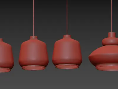 Tora and Kiki Pendant by Miniforms 3D model