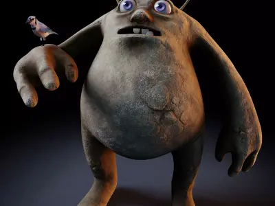 Rodolfo Creature Rigged PBR Low-poly 3D model