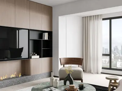 apartment interior scenes     3D model 7