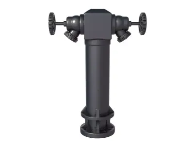 street fire column scene - Fire Hydrant Water Pipe 3D print model