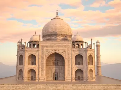 Taj Mahal 3D model
