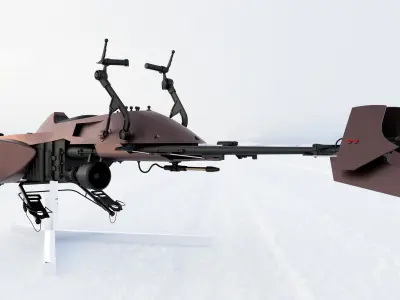 74z Speeder Bike  Full Scale ROTJ 3D print model