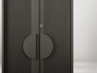 Entrance door set4 3D model