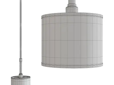  Lacey Mini Pendant Light Low-poly 3D model