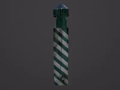 Pillar  Low-poly 3D model