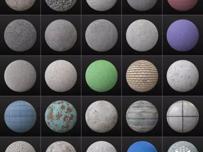 25 PBR Concrete Textures 03 Texture