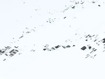 Trinidad and Tobago Streets and Buildings 3D model