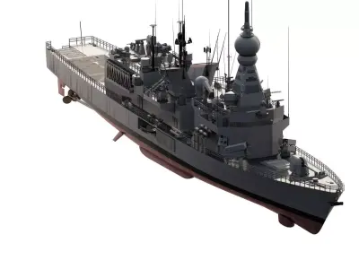 GREEK NAVY MULTIROLE ADVANCED FRIGATE 3D model