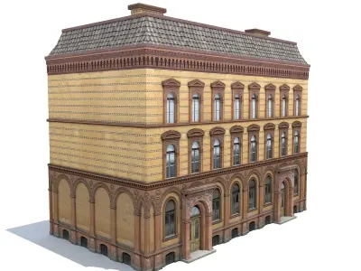 Apartment House 207 Low-poly 3D model