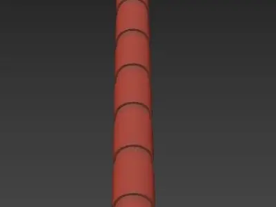 Street light pillar 1 3D model